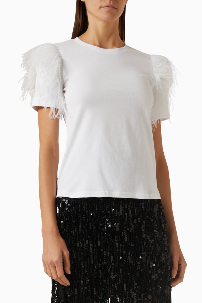 

Amatista T-shirt in Cotton, White