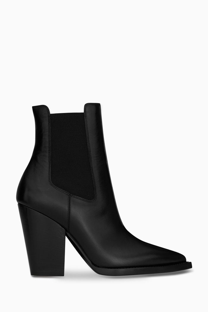 

Theo 95 Chelsea Boots in Smooth Leather, Black