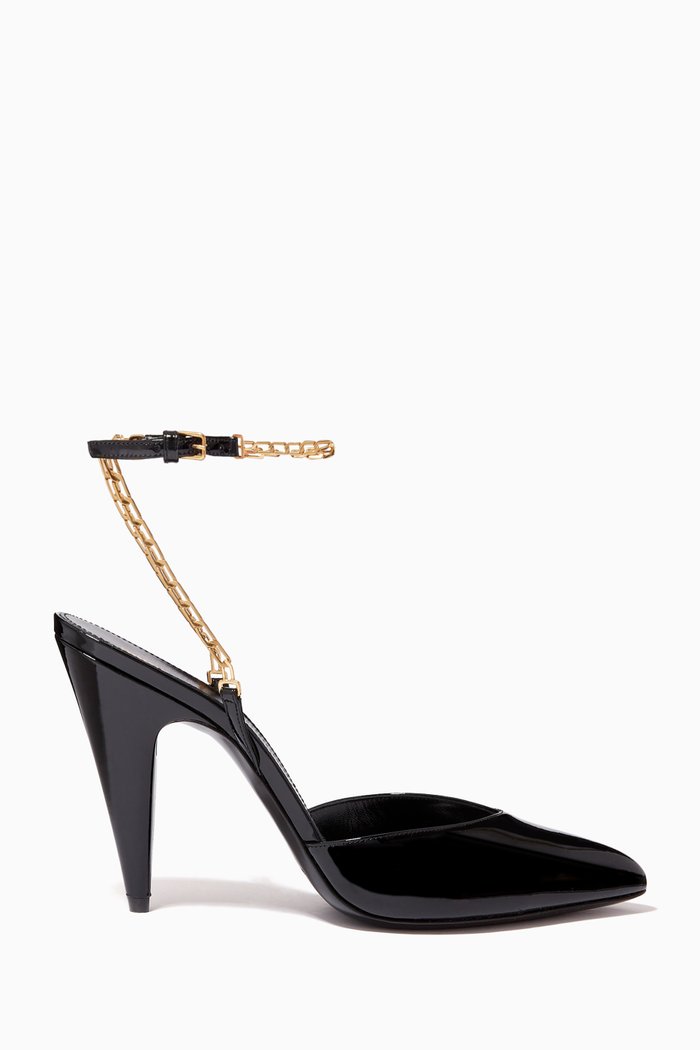 

Kika 95 Pumps in Patent Leather, Black