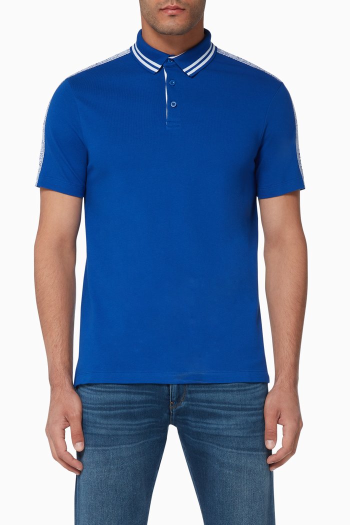 

AX Cotton Polo Shirt, Blue