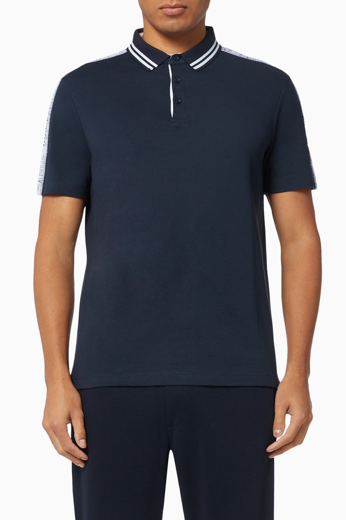 

AX Cotton Polo Shirt, Blue