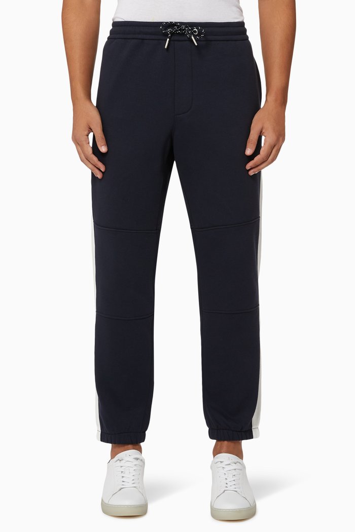 

Logo Colourblock Jersey Sweatpants, Blue