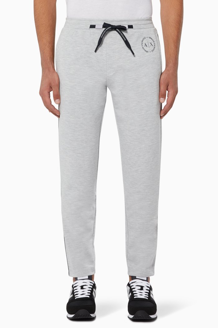 

Circle Logo Brushed Viscose Pants, Grey