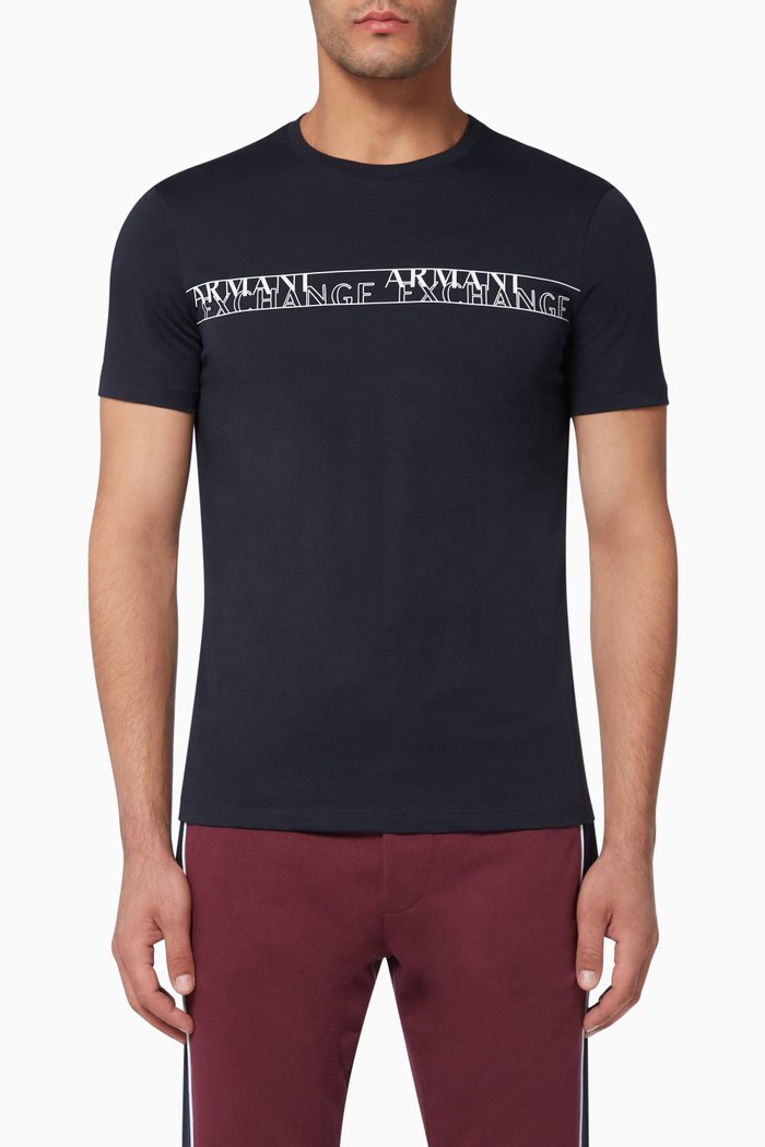 

AX Tape Jersey T-Shirt, Blue