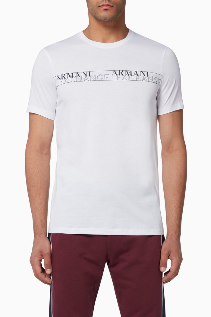 

AX Tape Jersey T-Shirt, White