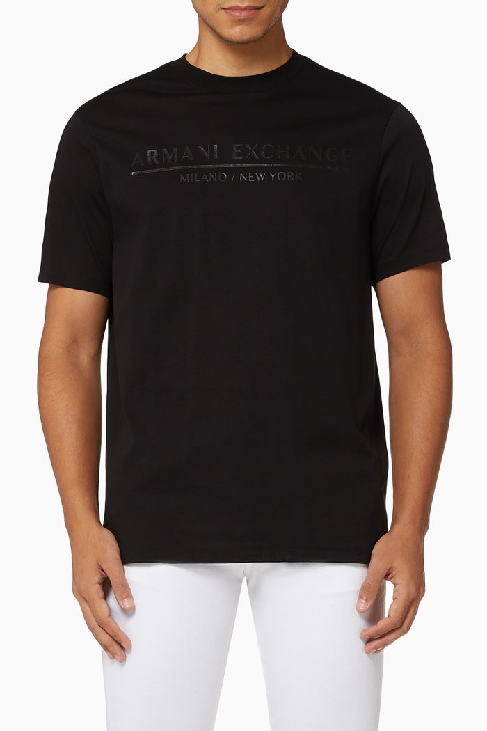 

Clean Logo Cotton T-Shirt, Black