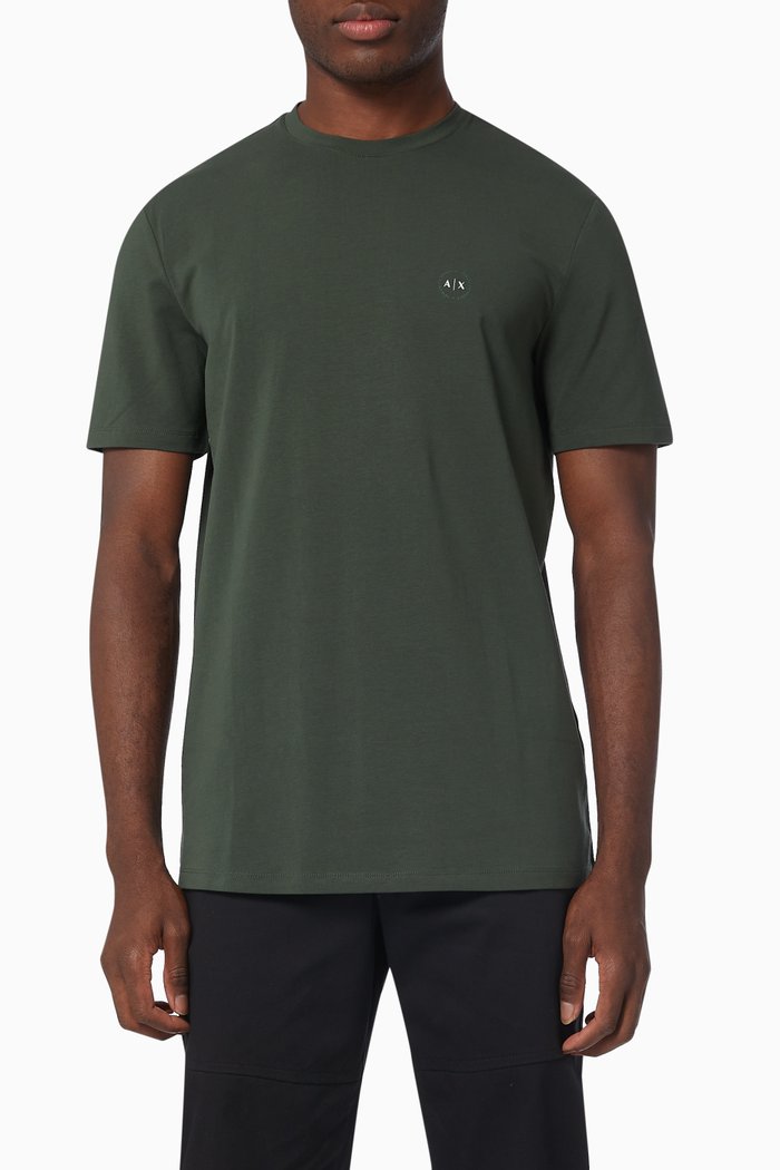

Circle Logo T-shirt in Jersey, Green