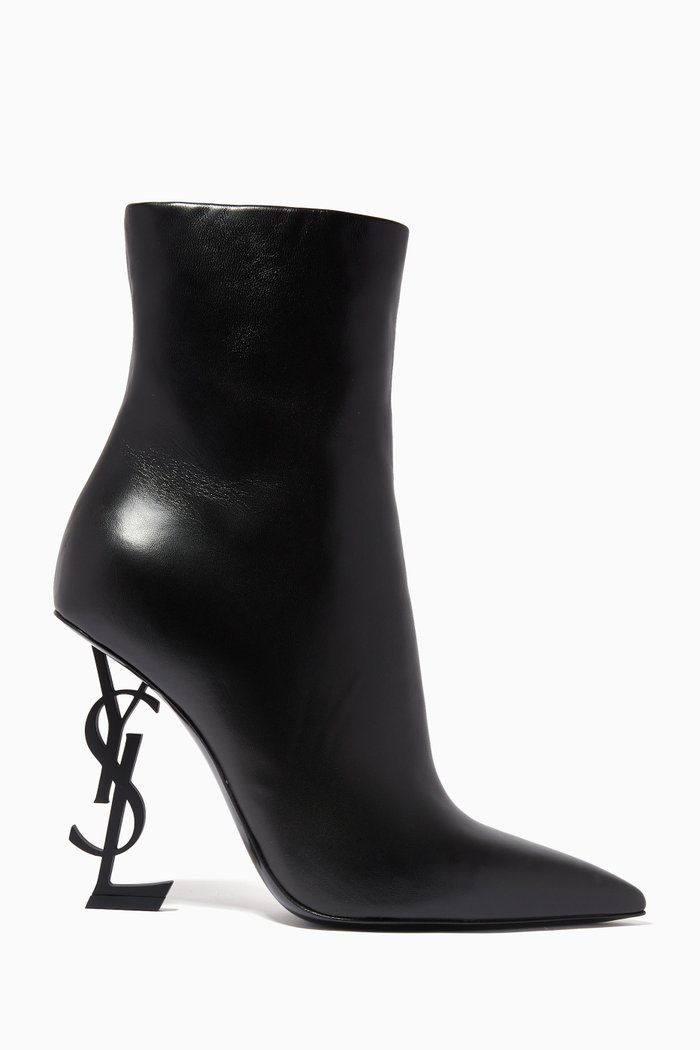 

Opyum 110 Ankle Boots in Leather, Black
