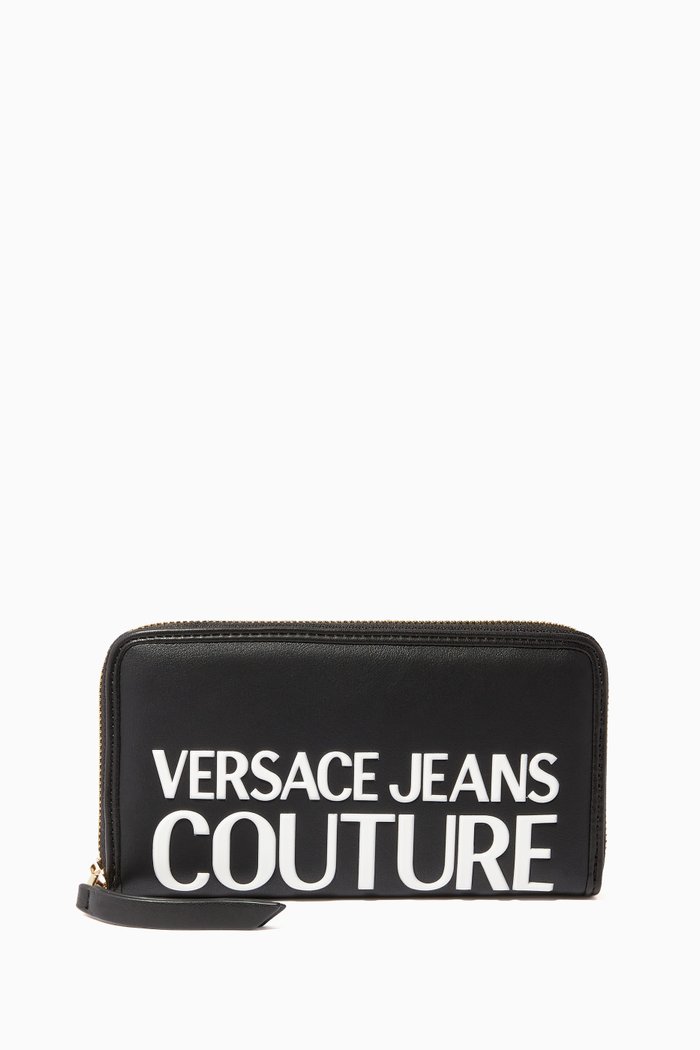 

Logo Wallet in Eco Leather, Black