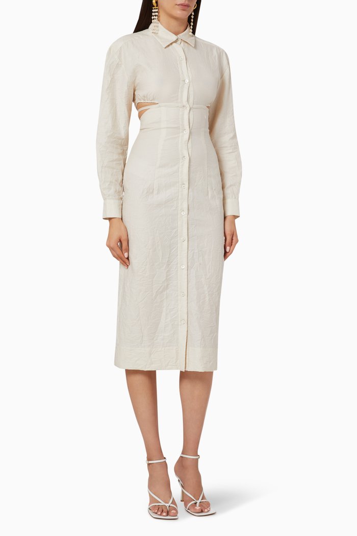 

La Robe Cavaou Shirt Dress, Neutral