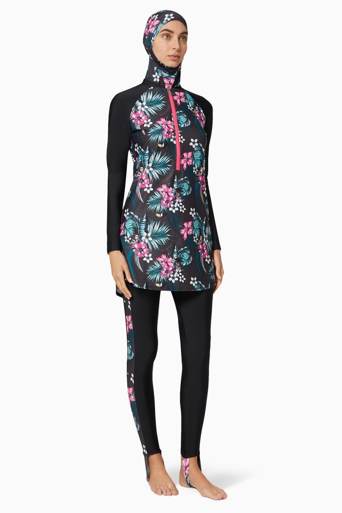 

Aruba Black Ibisco Burkini