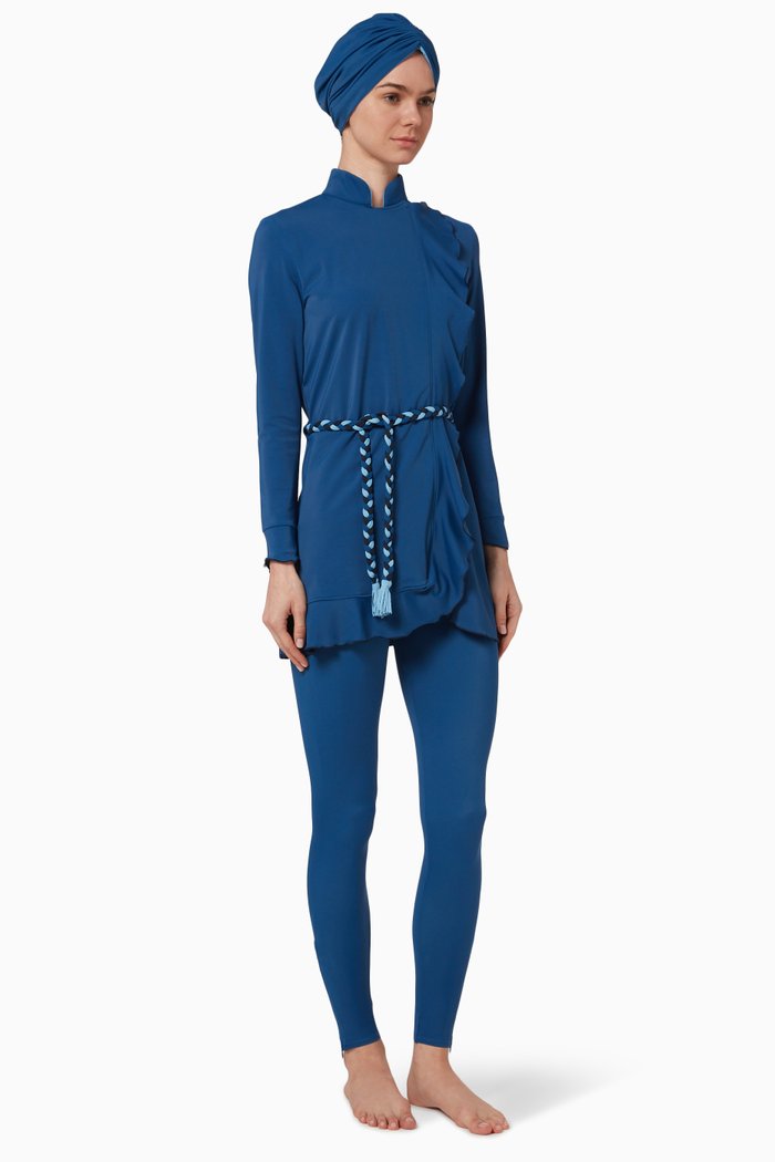 

Nissi Modest Swimsuit Set, Blue