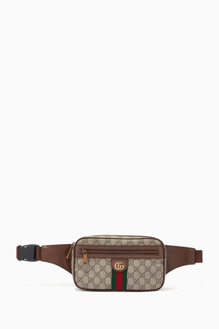 

Ophidia GG Belt Bag in Canvas, Neutral