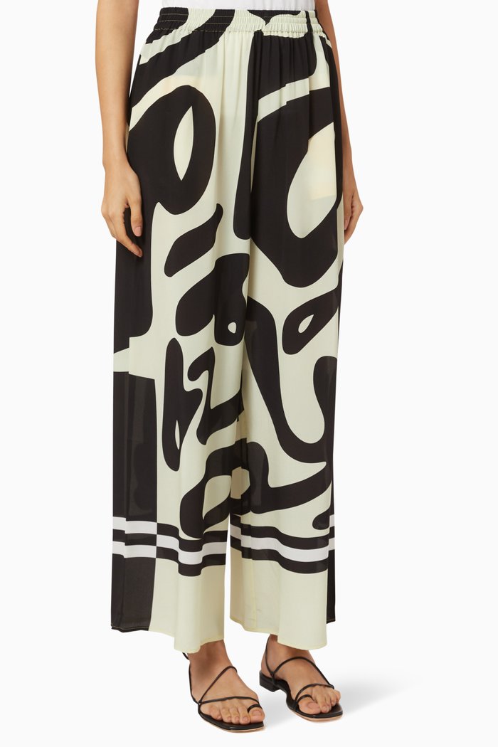 

Accardi Crepe Trousers, Multicolour