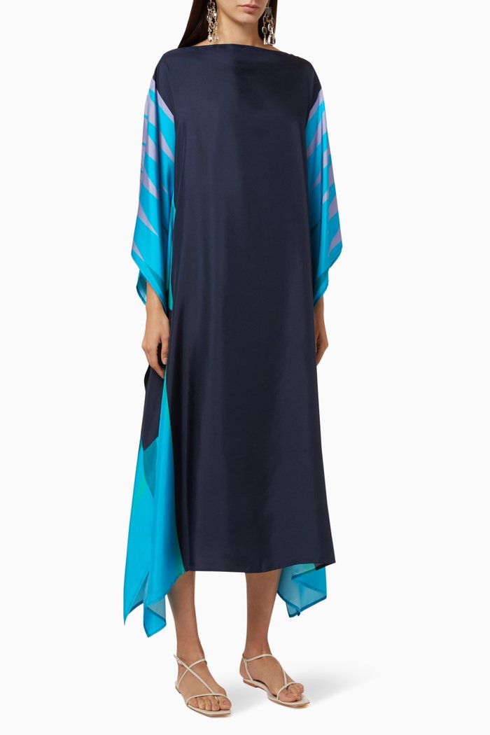 

Campbell Scarf Dress in Silk, Multicolour