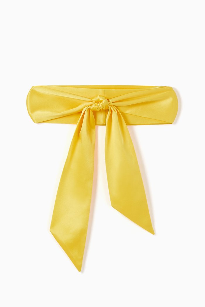 

Sash Silk Satin Belt, Multicolour