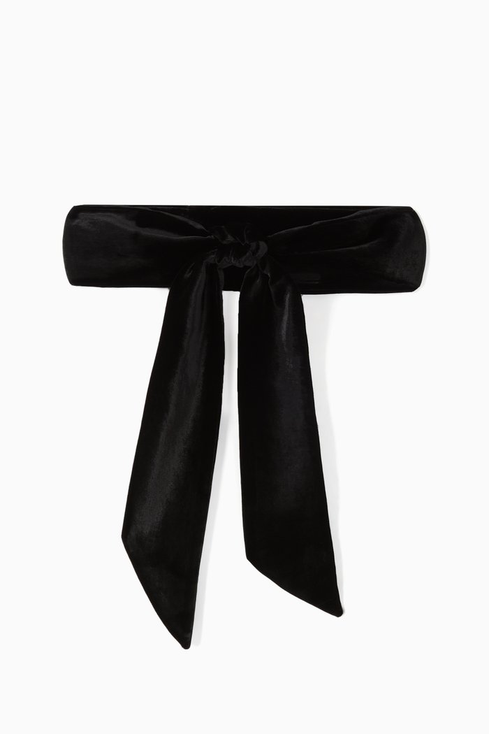 

Sash Velvet Belt, Multicolour