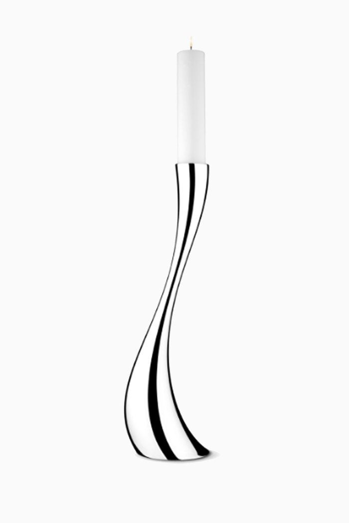 

Large Cobra Floor Candle Holder, Silver