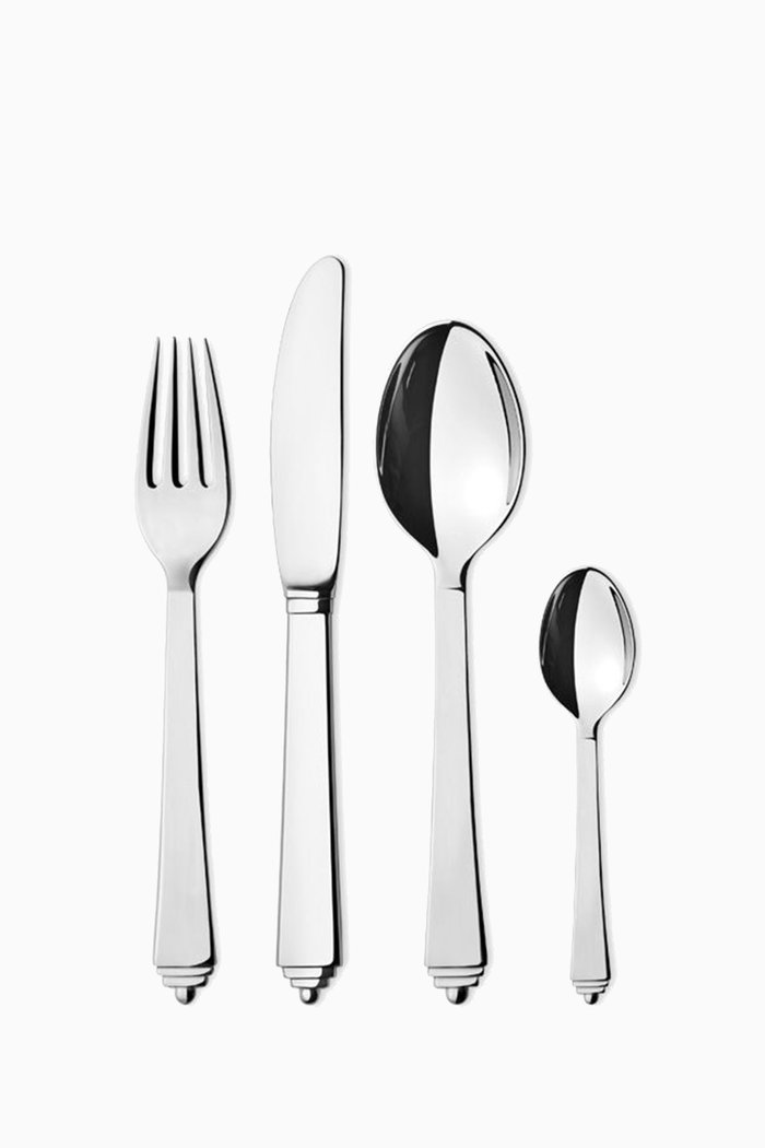 

Pyramid Cutlery Gift Box, Set of 4, Silver