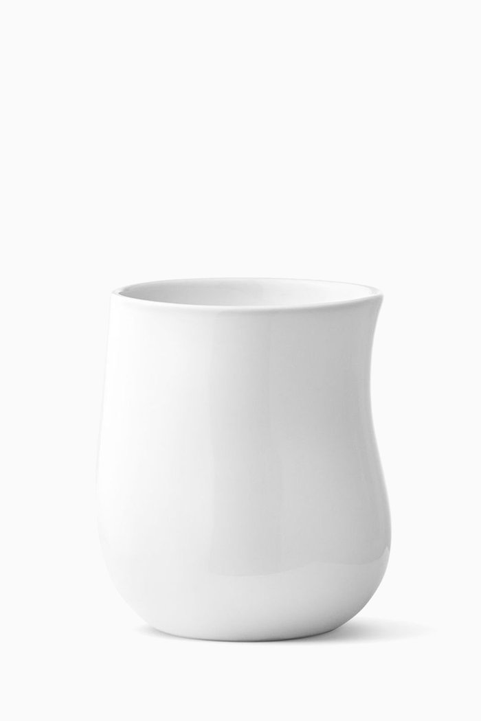 

Medium Cobra Porcelain Thermo Cup, White