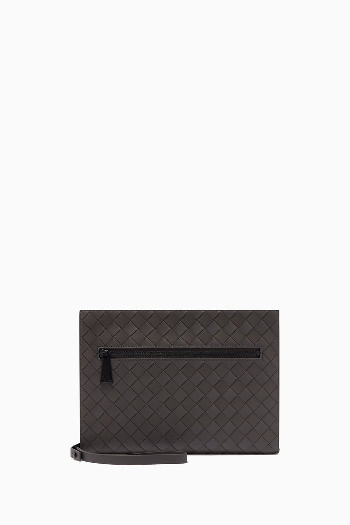 

Document Case in Intrecciato Nappa, Grey