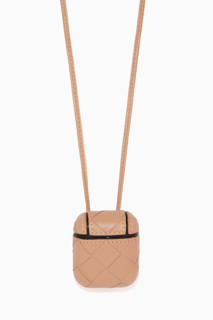 

AirPods Case in Intrecciato Nappa, Neutral