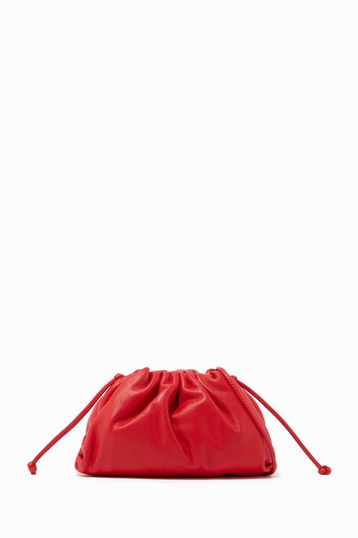

The Mini Pouch in Calfskin, Red