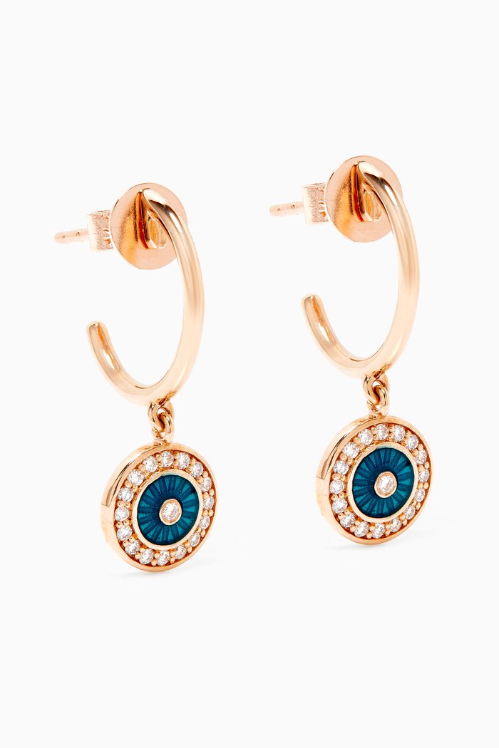 

Guardian Diamond Earrings in 14kt Rose Gold