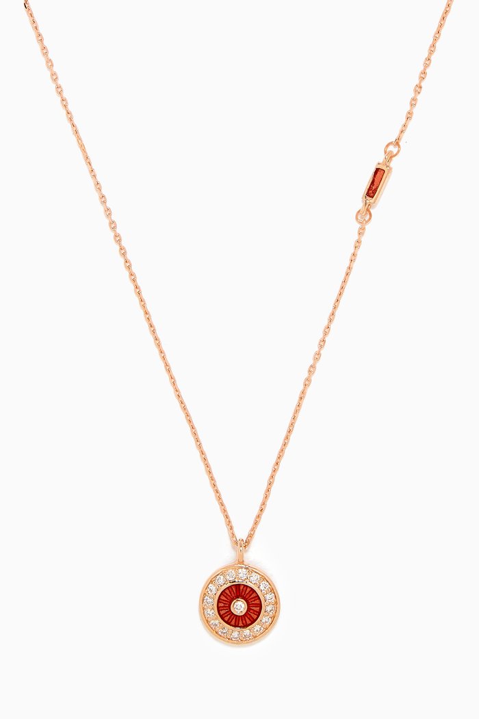

Guardian Diamond Necklace in 14kt Rose Gold