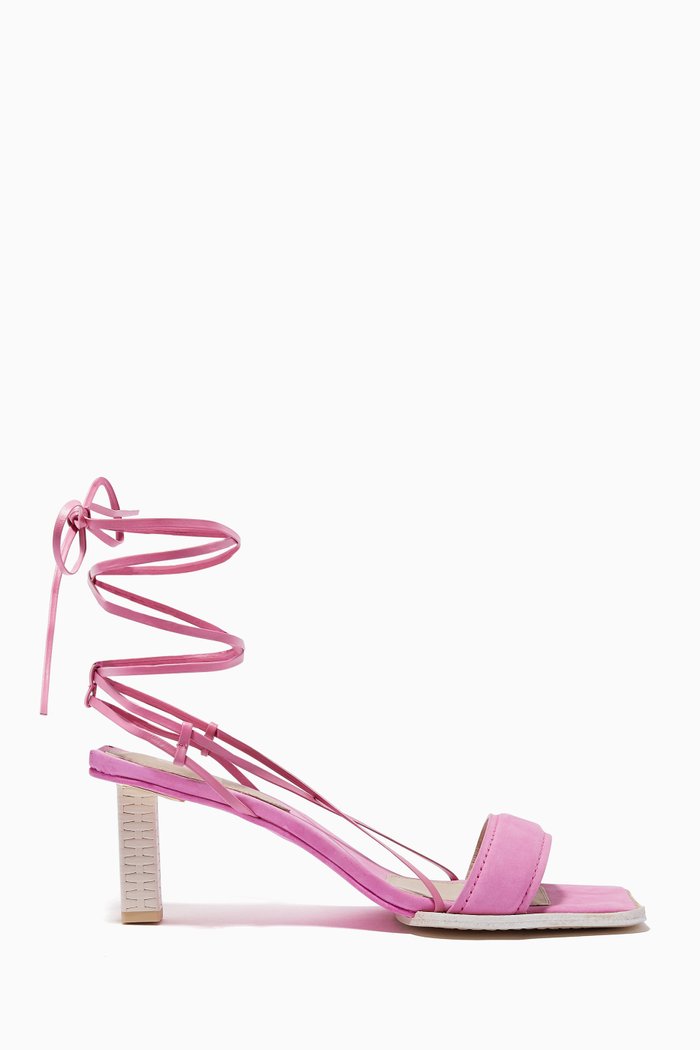 

Les Sandales Adour in Suede Leather, Pink