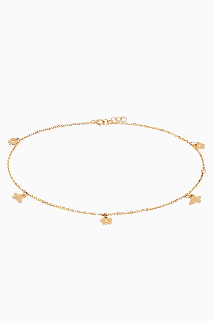 

Farasha Charm Anklet & Bracelet in 18kt Gold