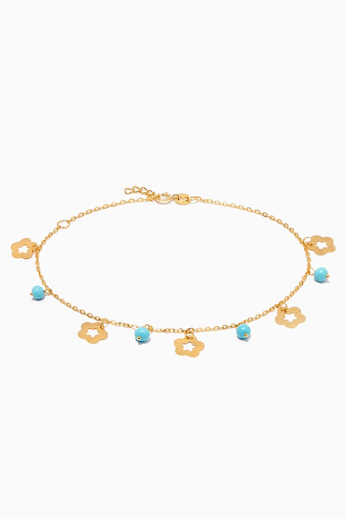 

Zahra Charm Bracelet in 18kt Gold