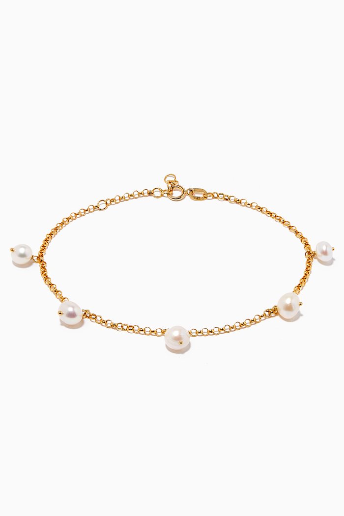 

Luna Pearl Bracelet in 18kt Gold