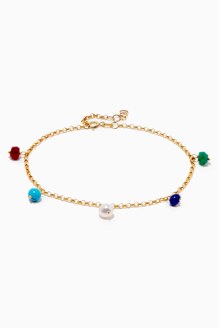 

Zahaa Charm Bracelet in 18kt Gold