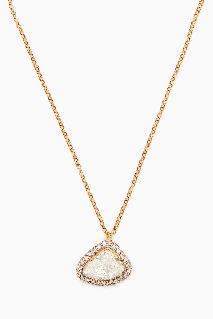 

Manya Diamond Pendant Necklace in 18kt Gold