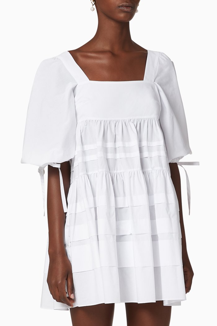 

Frankie Cotton Mini Dress, White