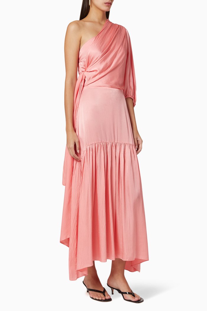 

Neily One-Shoulder Dress, Pink