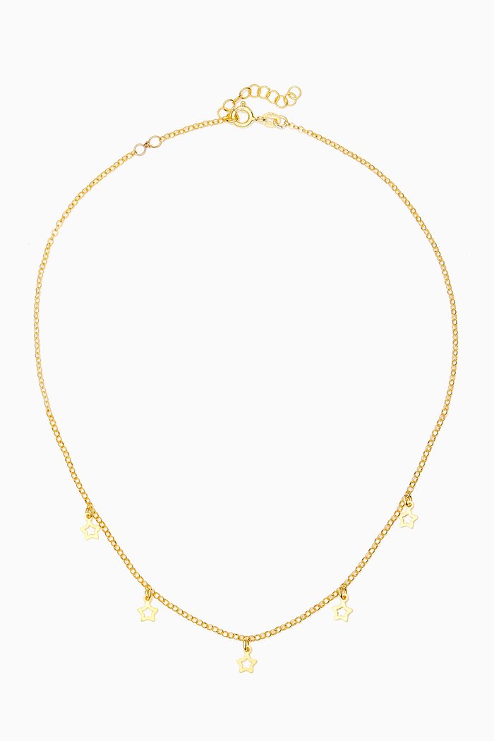 

Tara Star Charm Necklace, Gold