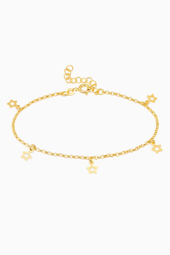 Tara Star Charm Bracelet, Gold