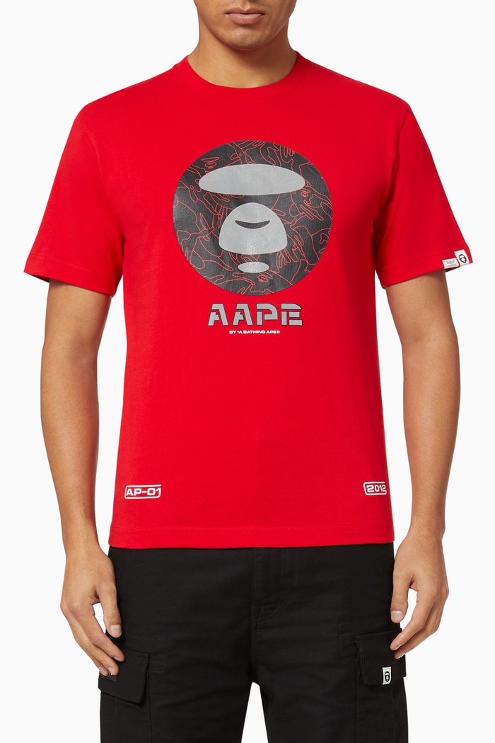

Logo Cotton T-Shirt, Red