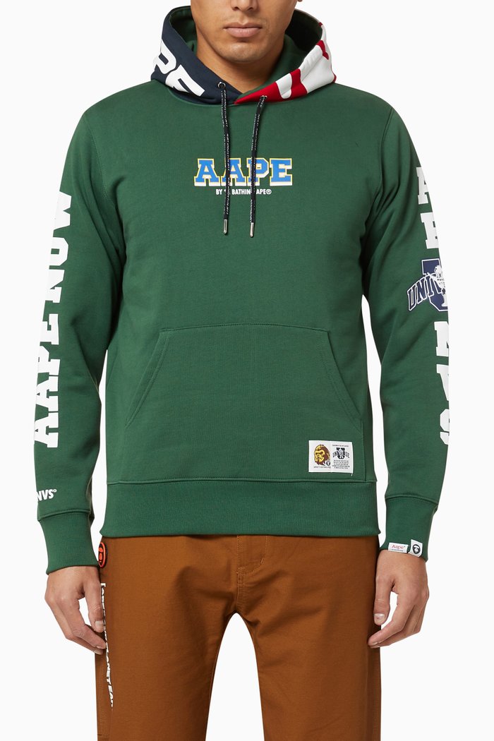 

Logo Jersey Hooded Sweatshirt, Green