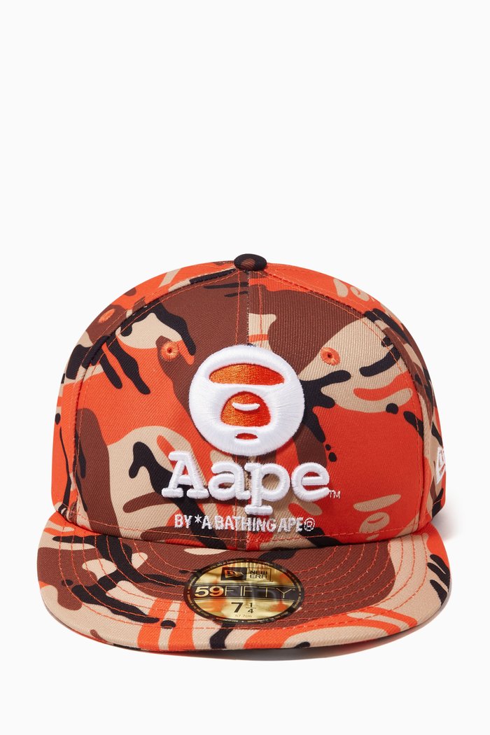 

Logo Embroidered Camo Cap in Canvas, Neutral