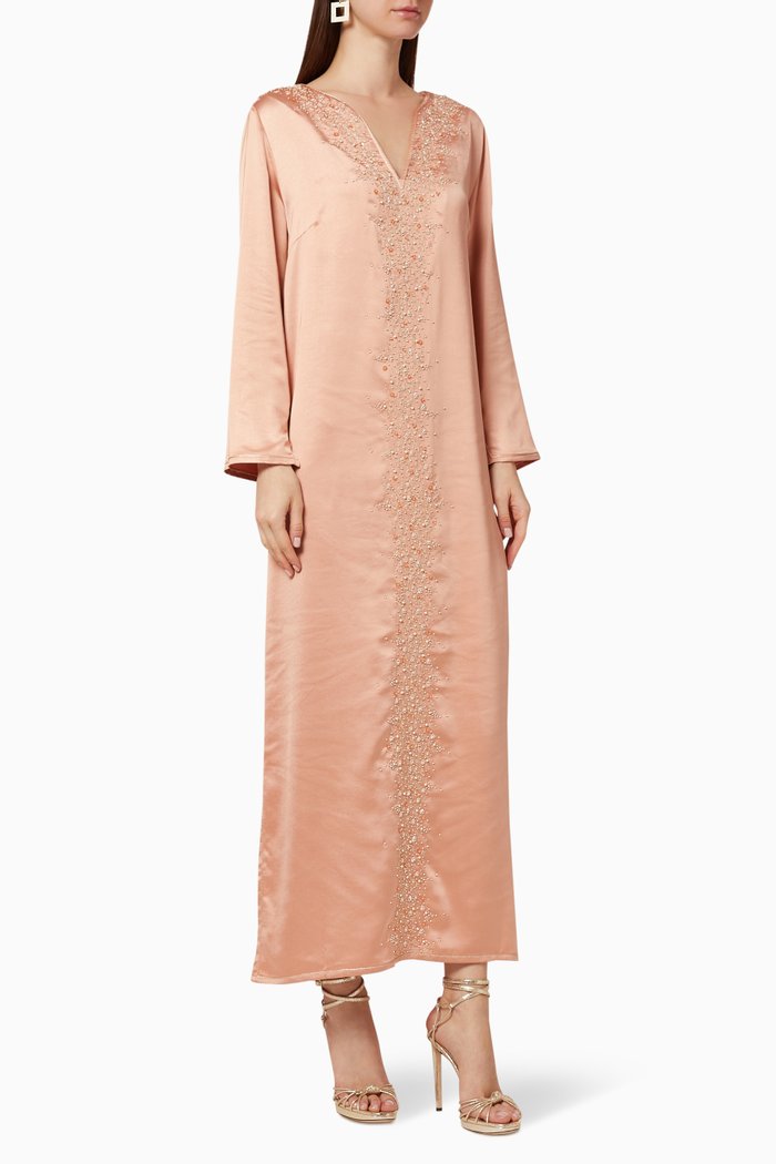 

Bead Embellished Dress, Pink