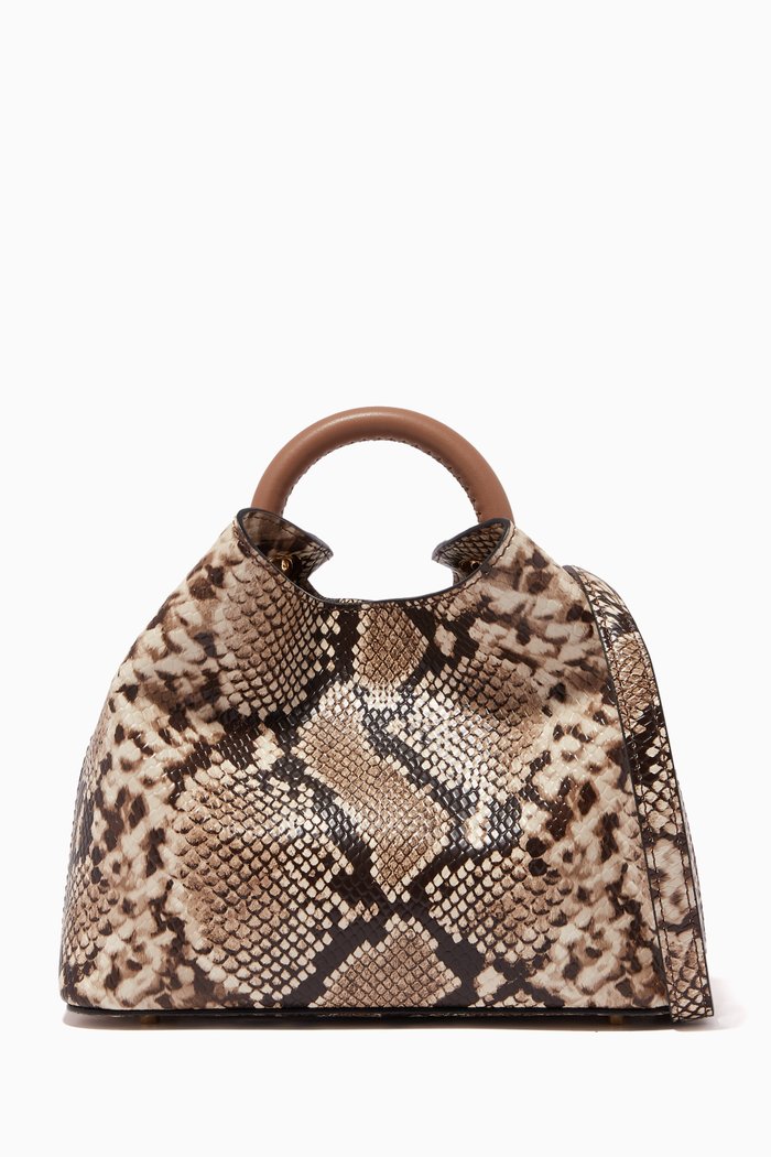 

Baozi in Python Embossed Leather, Neutral
