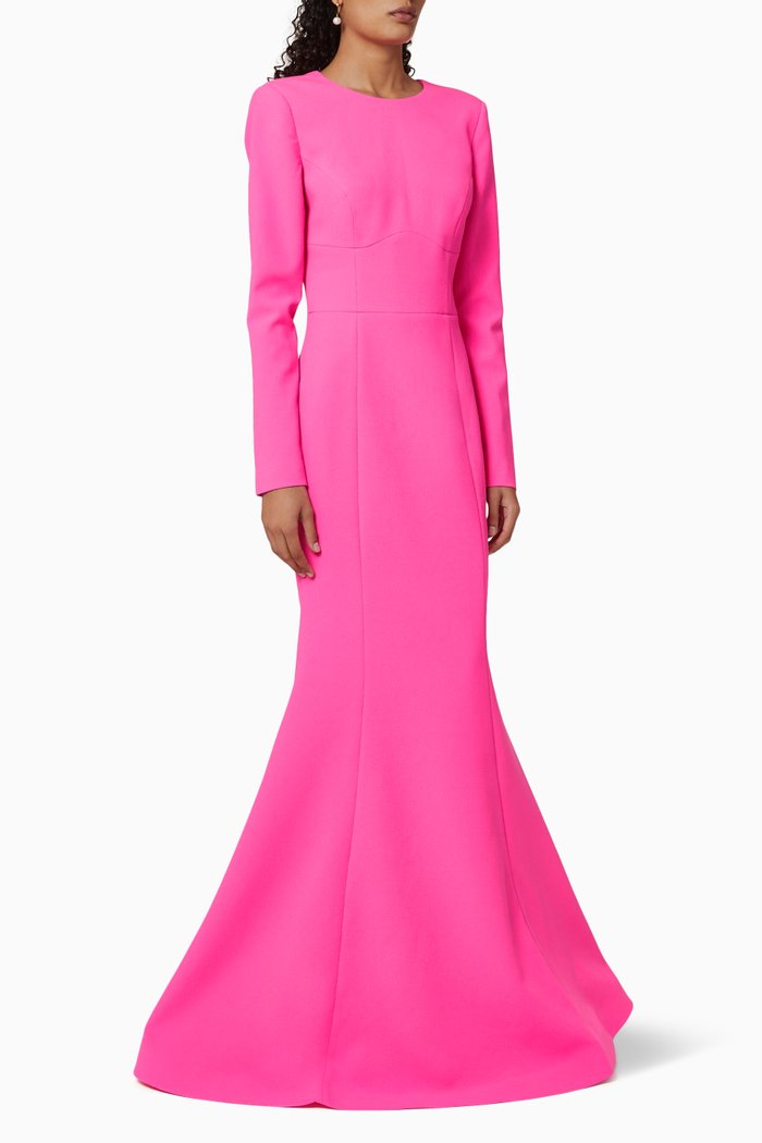 

Barbie Long Sleeve Gown, Pink