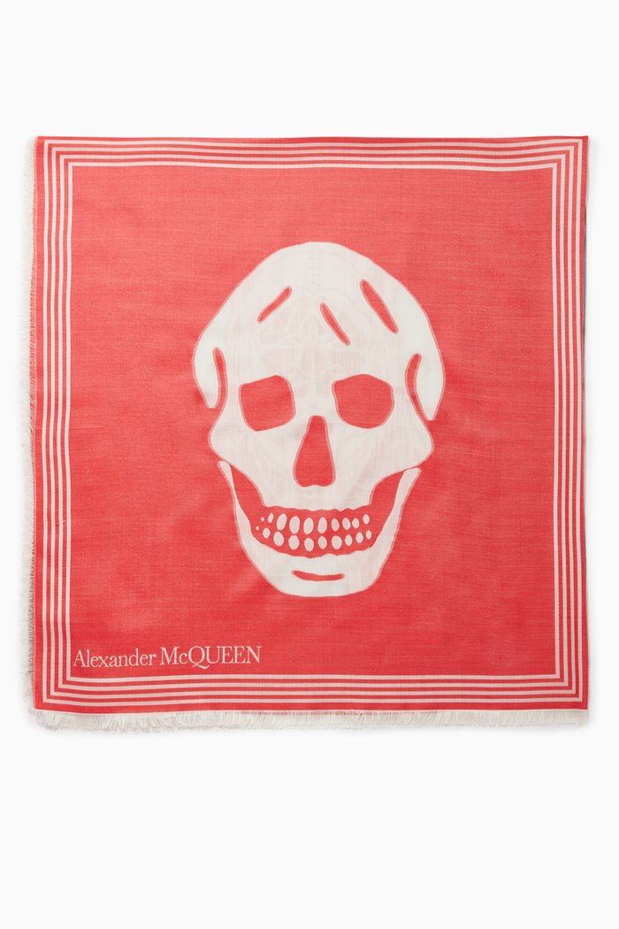 Patchwork Bandana in Silk Cashmere, Black