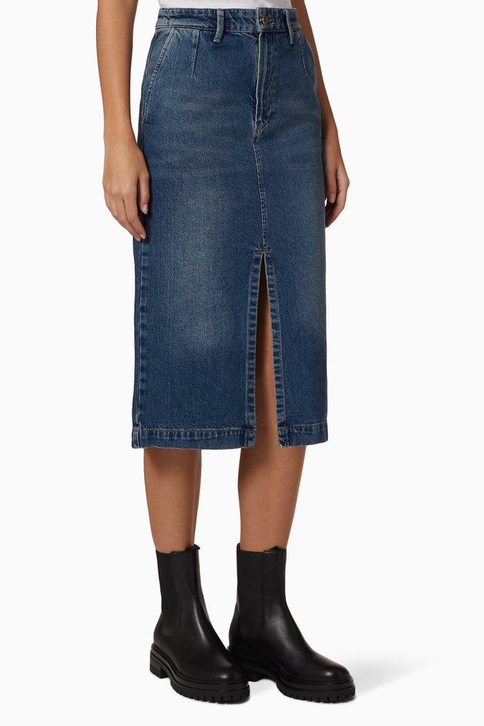 

Boccino Denim Skirt, Blue