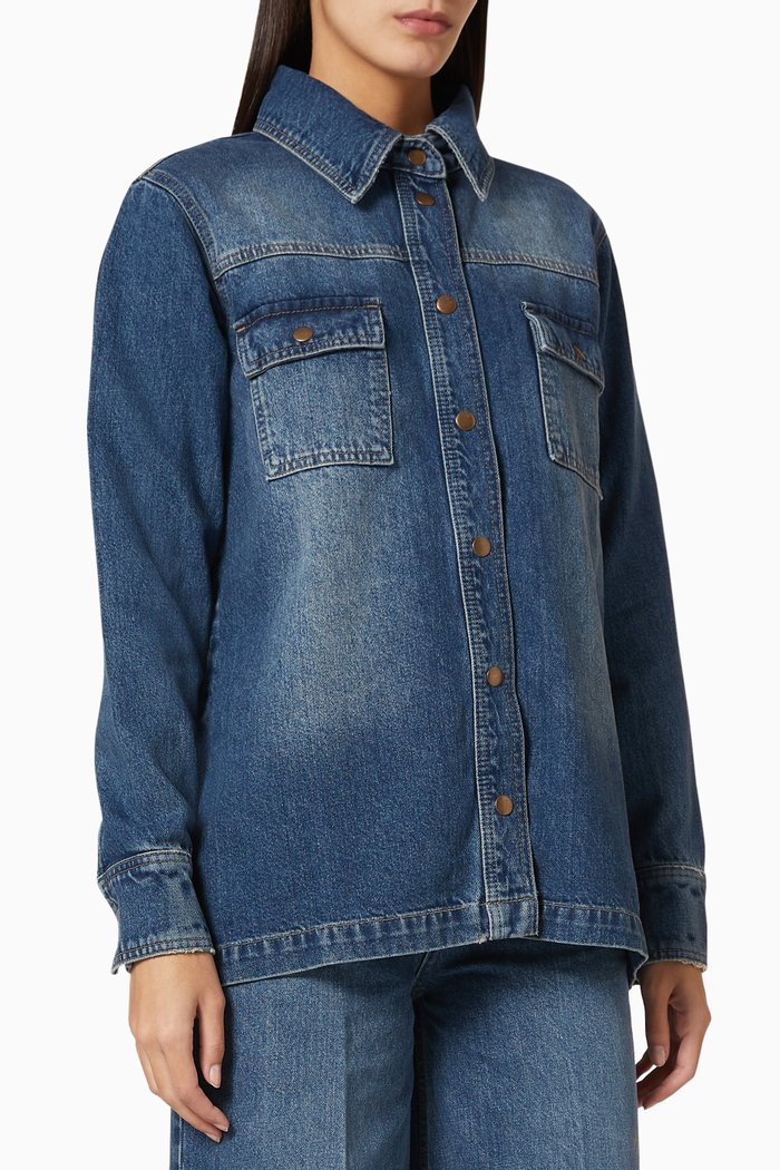 

Rosalyn Denim Shirt, Blue