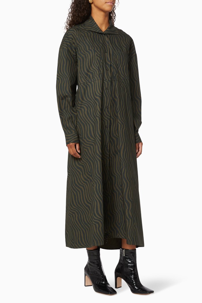 

Mezzo Printed Dress, Brown