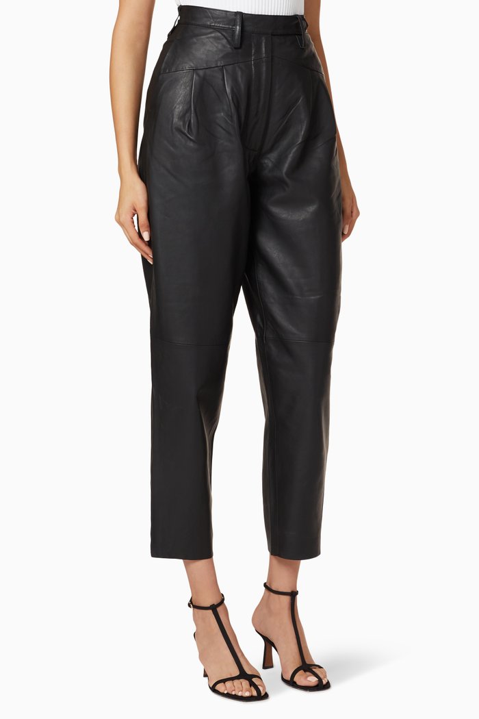 

Marionette Leather Pants, Black